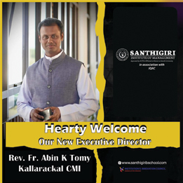 Hearty Welcome Our New Executive