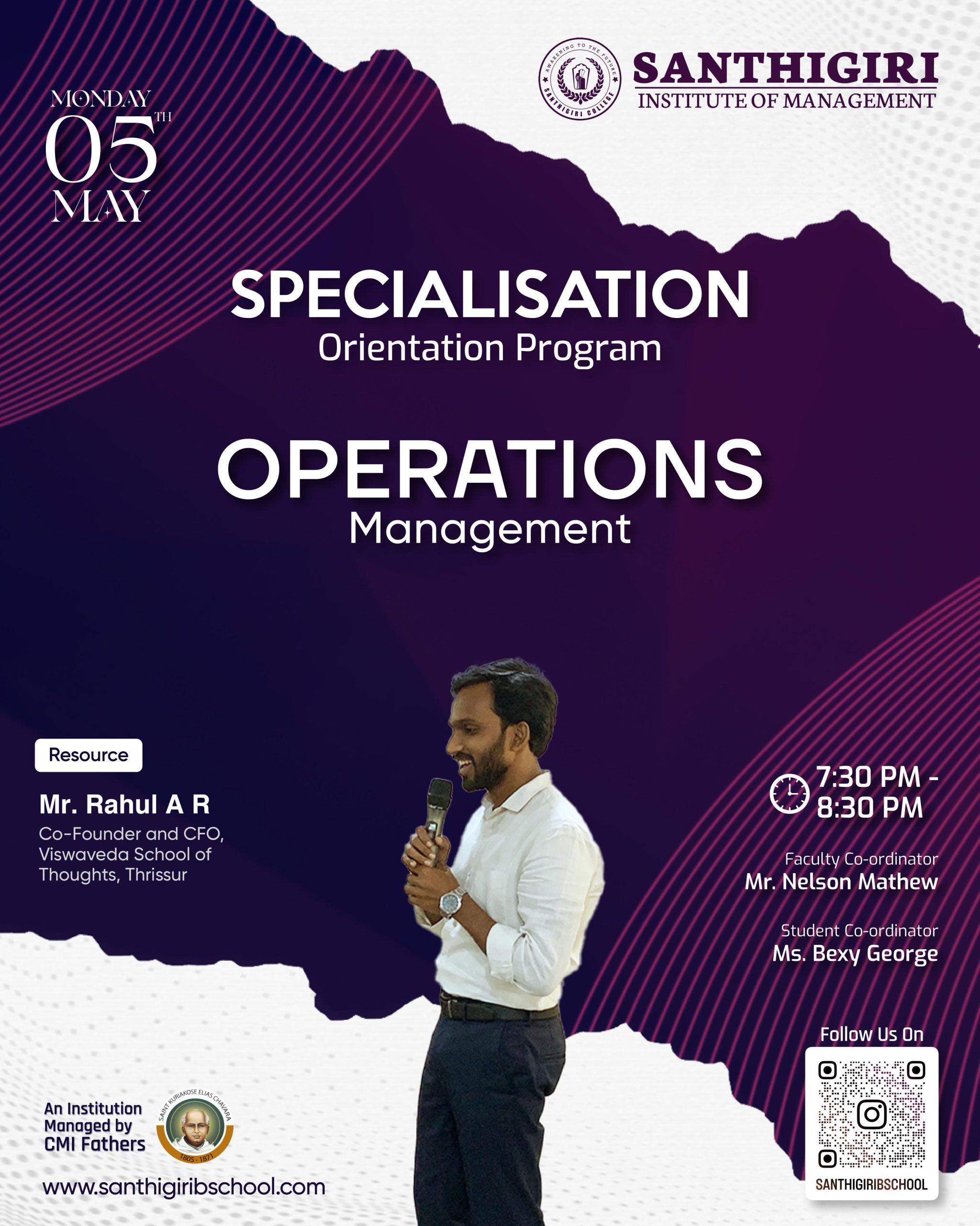 Operations – specialisation Orientation